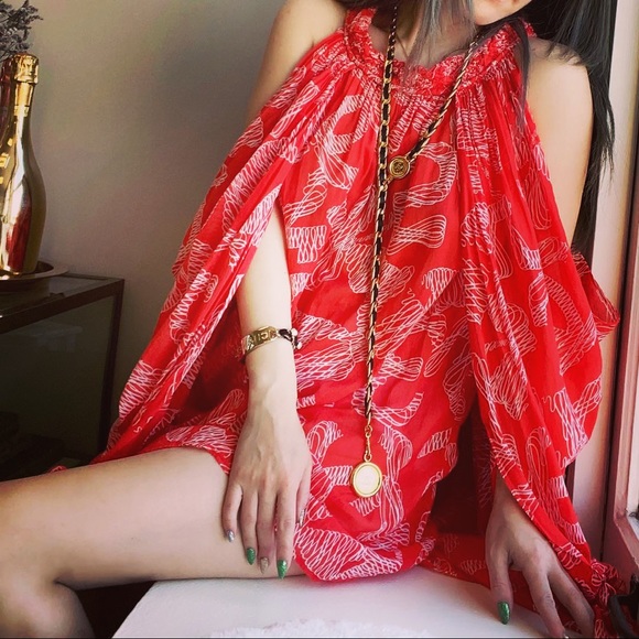 SALE! AUTH CHANEL Cotton dress - Picture 2 of 14